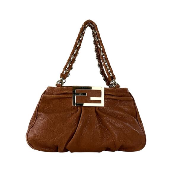 Fendi Mia Leather Shoulder Bag - Picture 1 of 8
